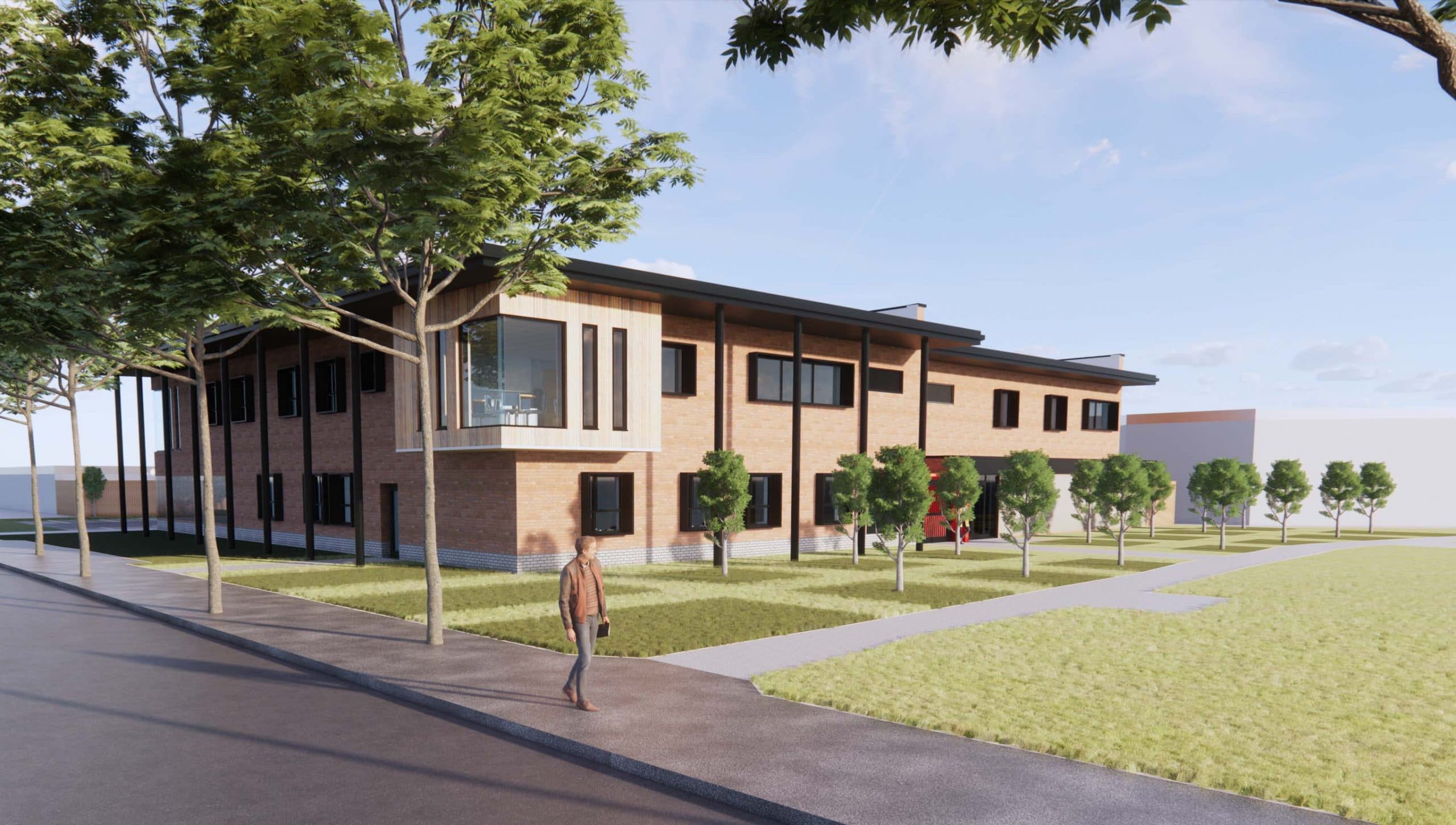 Aspull Health and Wellbeing Village render 2